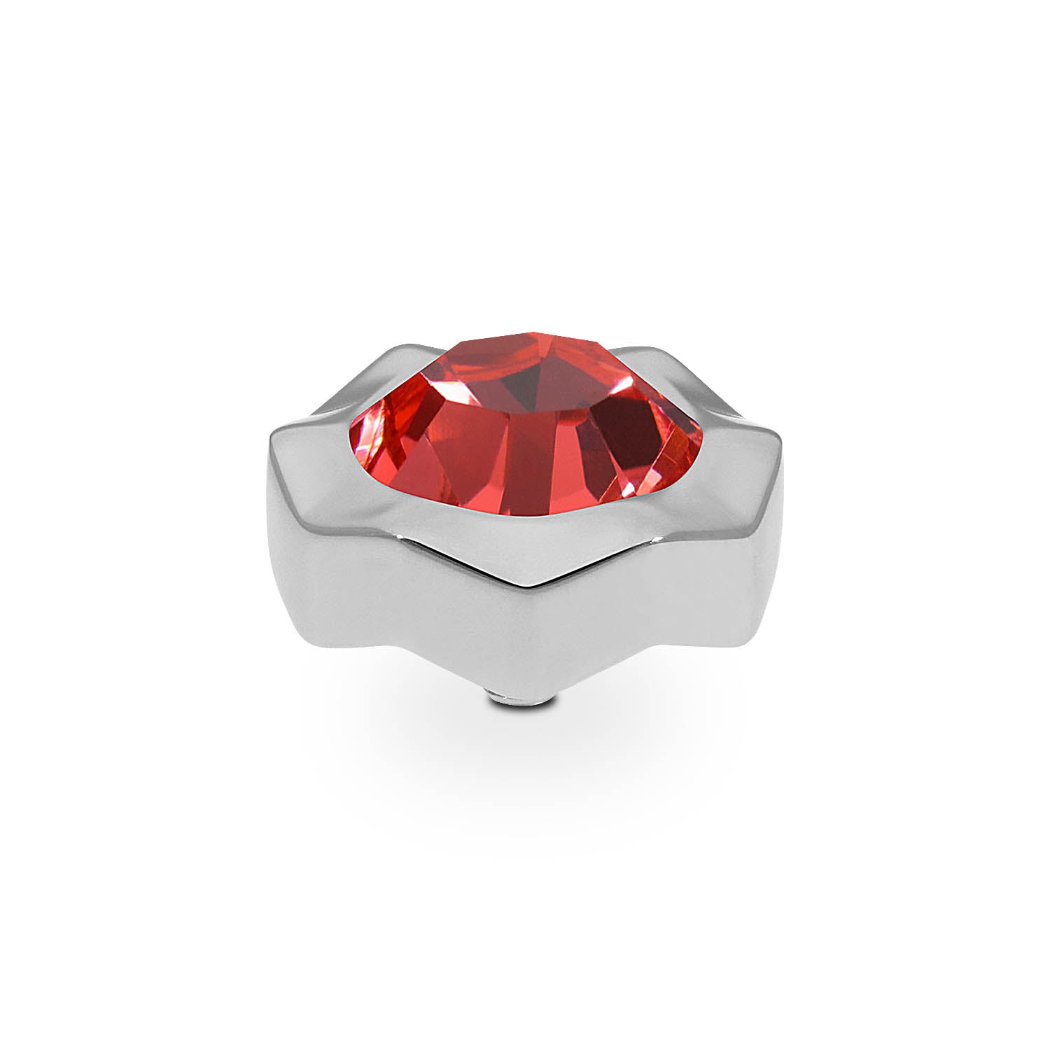 Nemoli Top 13 mm - Silber padparadscha