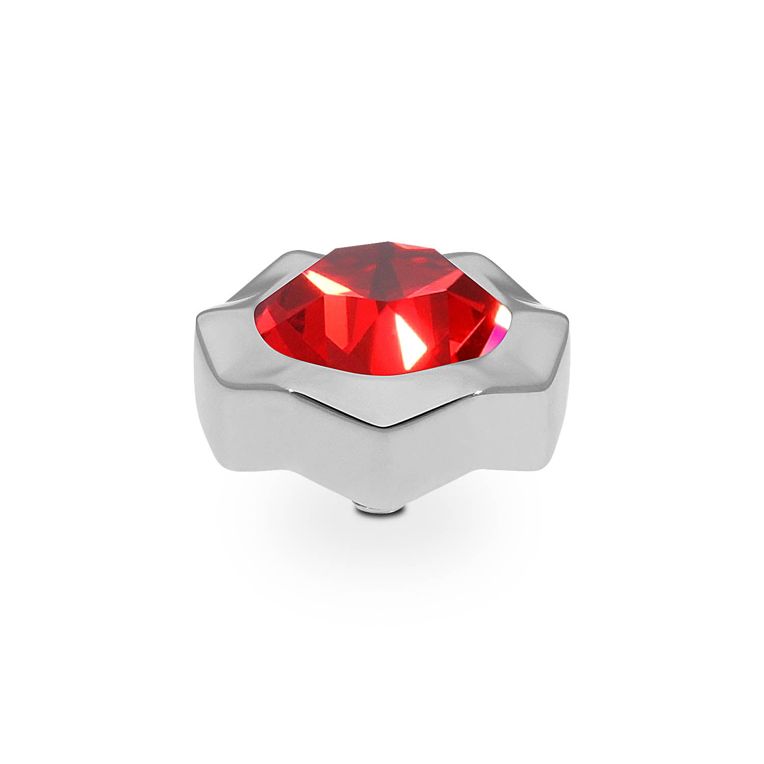Nemoli Top 13 mm - Silber scarlet
