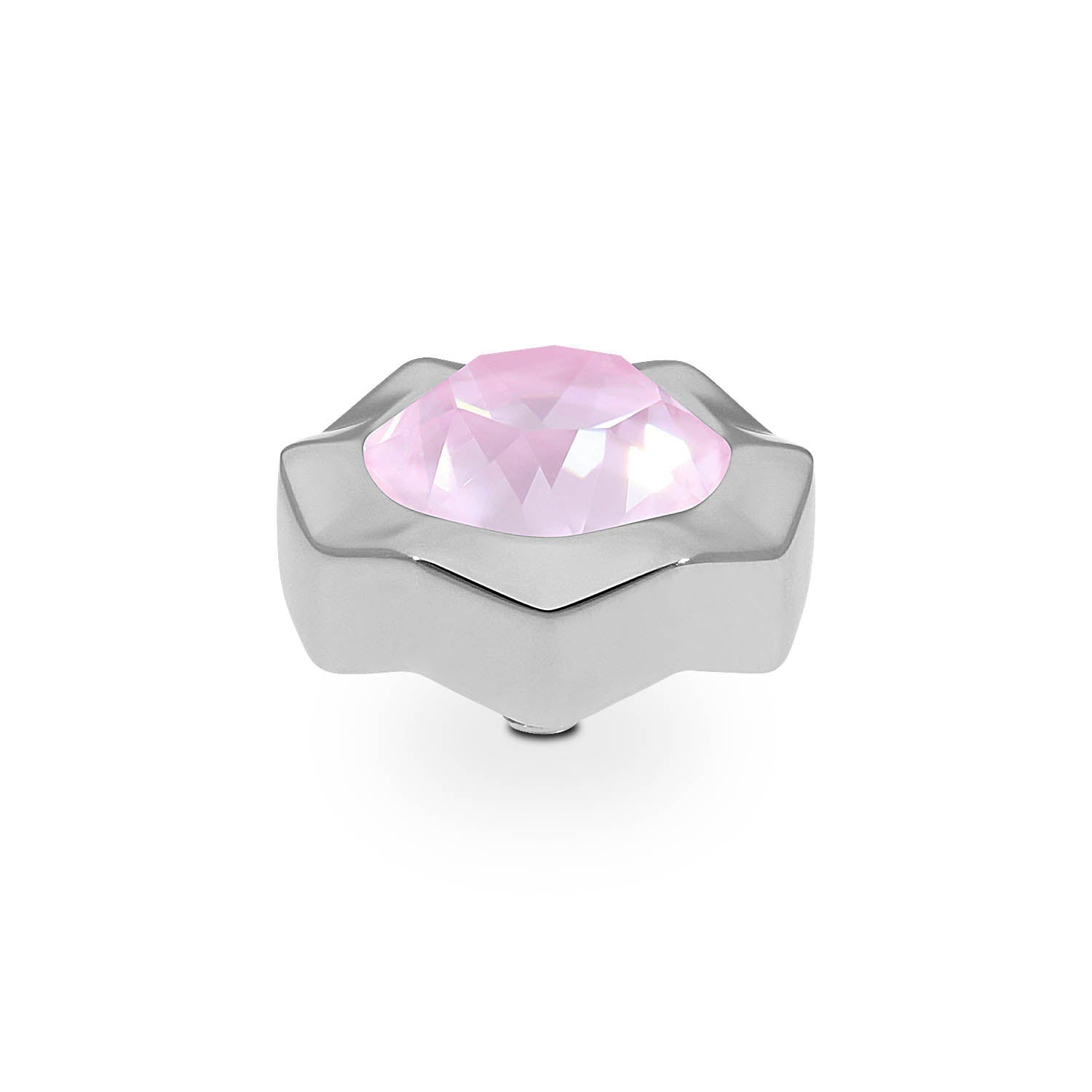 Nemoli Top 13 mm - Silber crystal soft rose ignite