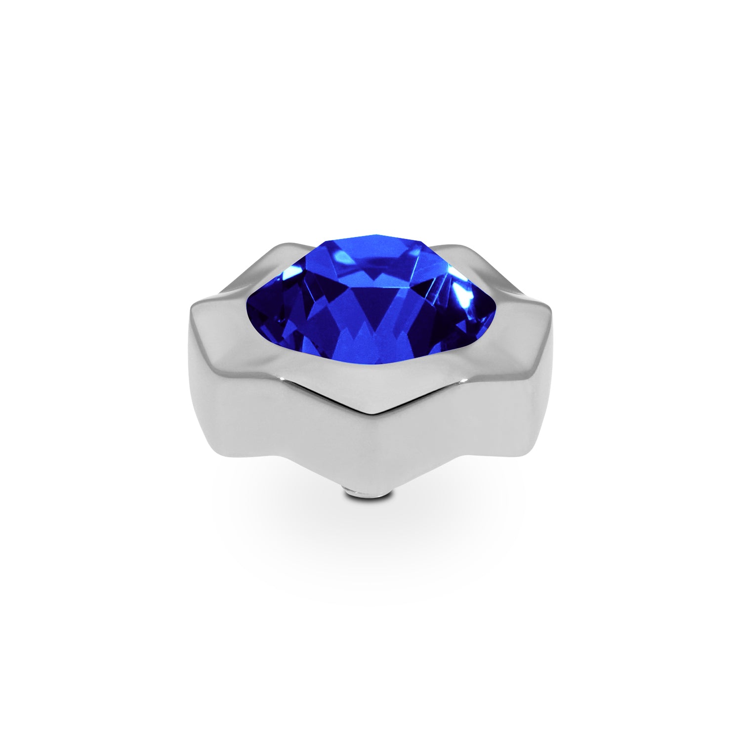 Nemoli Top 13 mm - Silber ReCreated Dark Sapphire