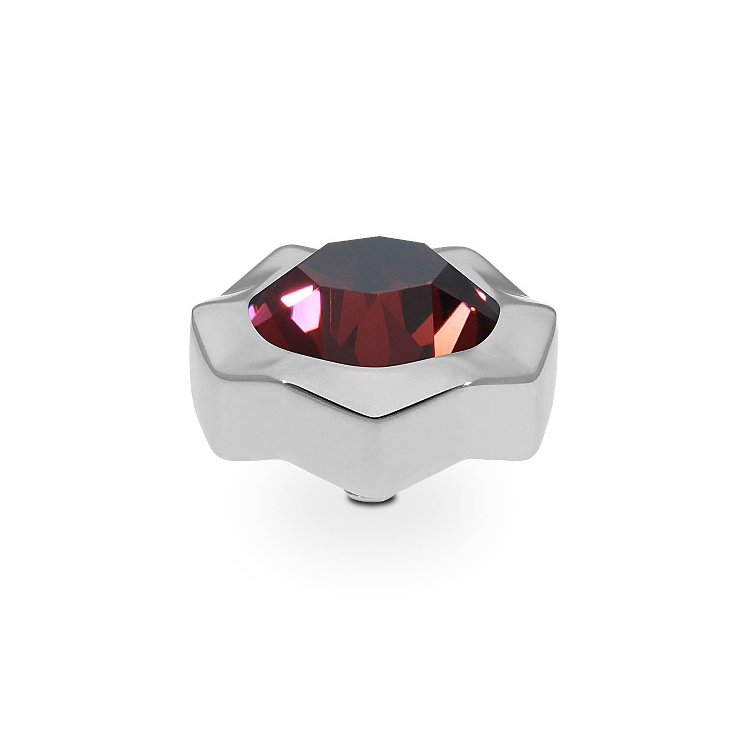 Nemoli Top 13 mm - Silber Burgundy