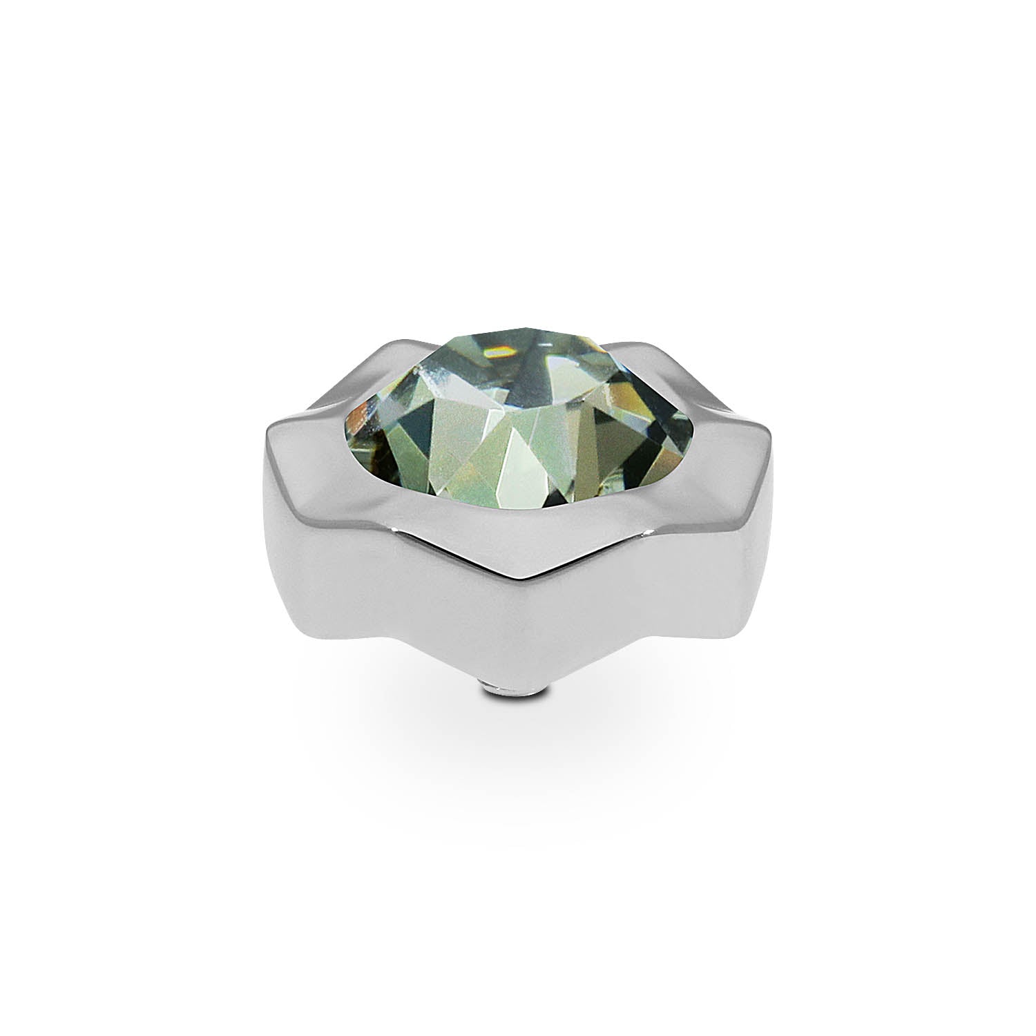 Nemoli Top 13 mm - Silber black diamond