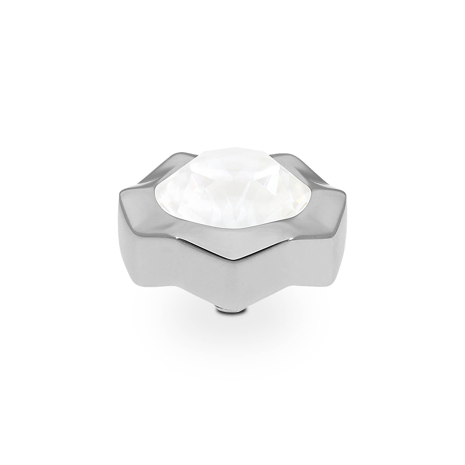 Nemoli Top 13 mm - Silber crystal electric white ignite