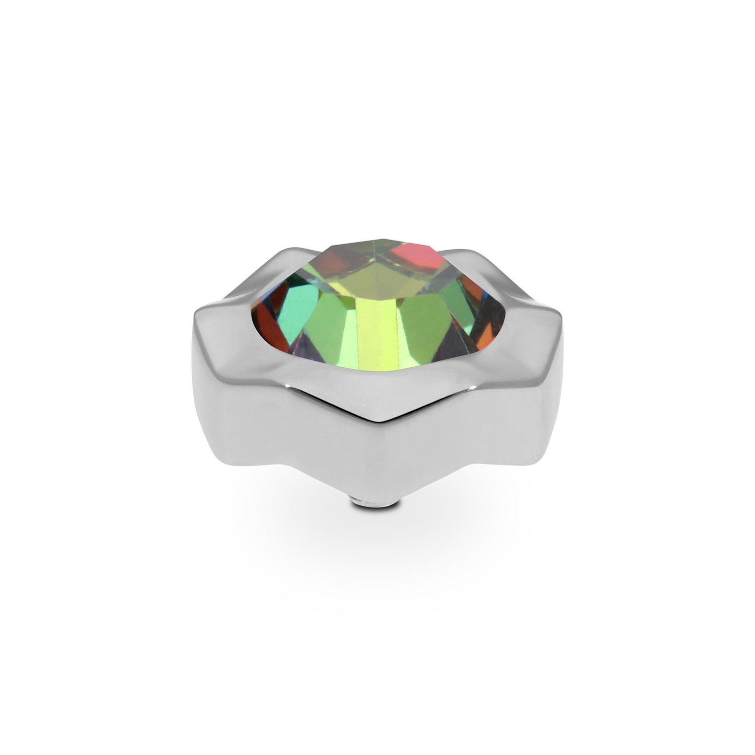 Nemoli Top 13 mm - Silber Crystal Vitrail Medium