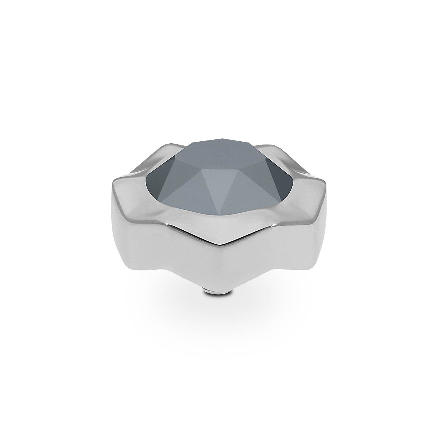 Nemoli Top 13 mm - Silber jet hematite