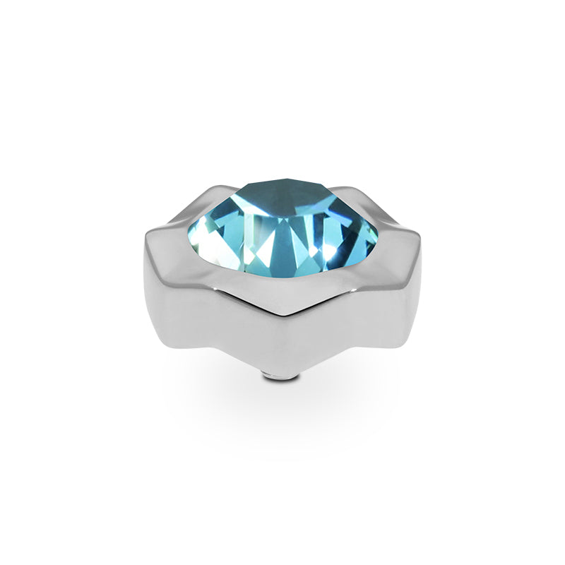 Nemoli Top 13 mm - Silber Light Turquoise