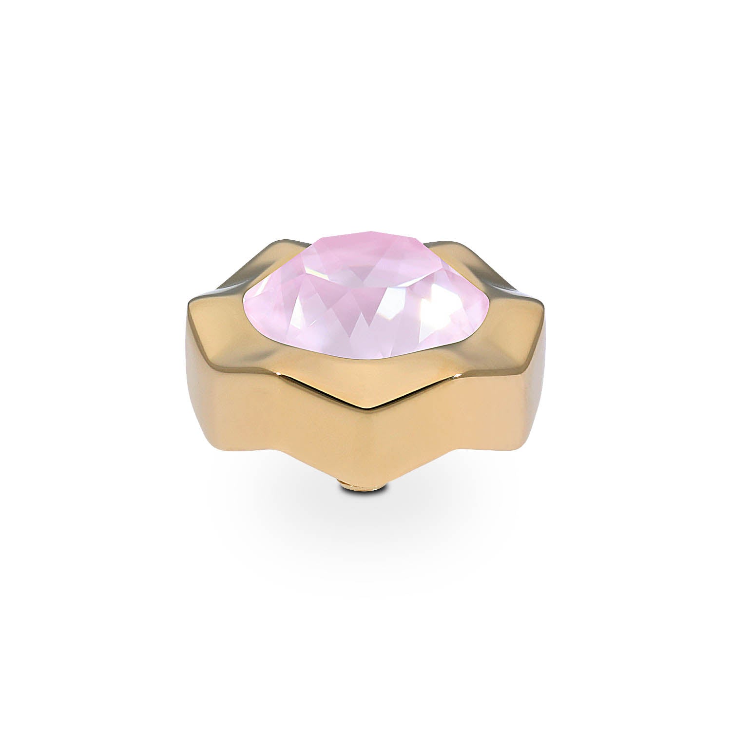 Nemoli Top 13 mm - Gold crystal soft rose ignite