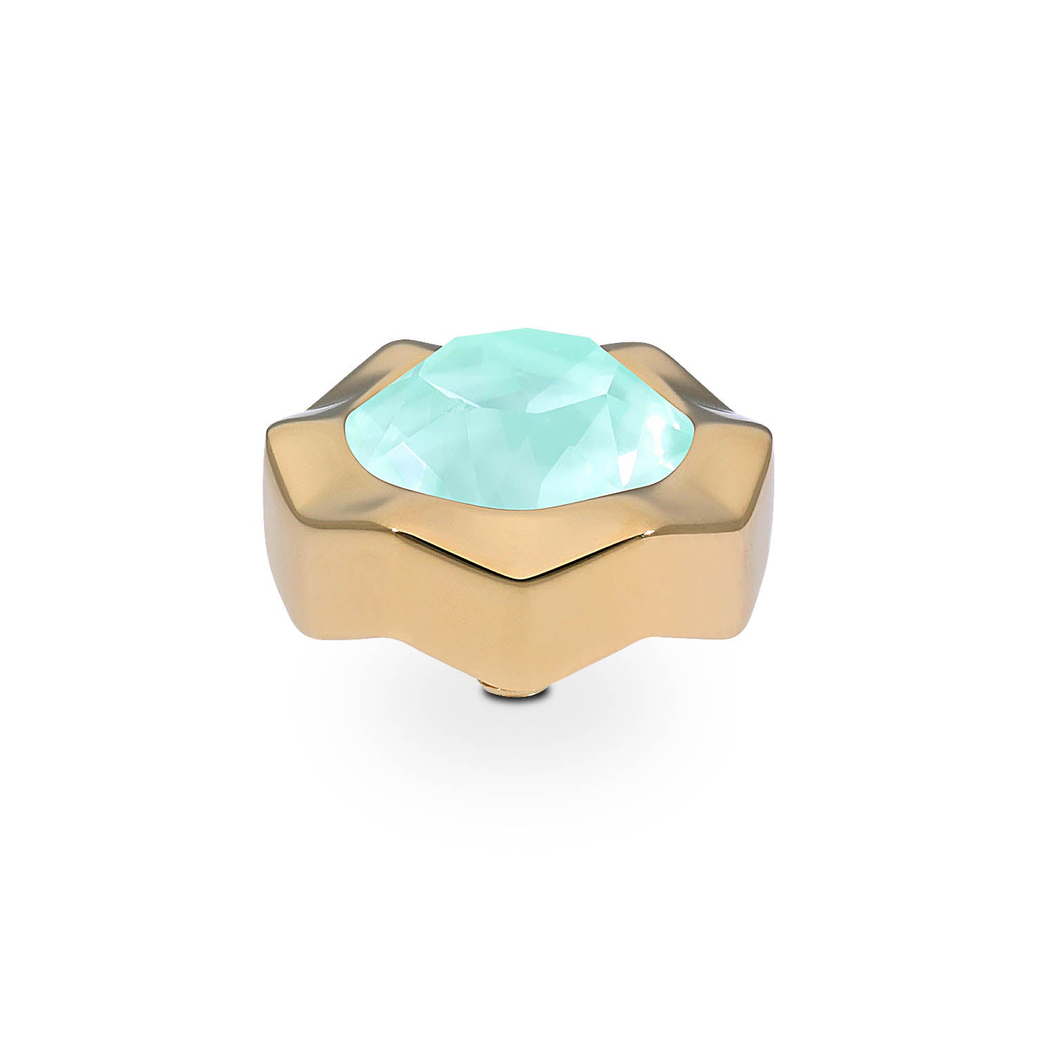 Nemoli Top 13 mm - Gold crystal soft mint ignite