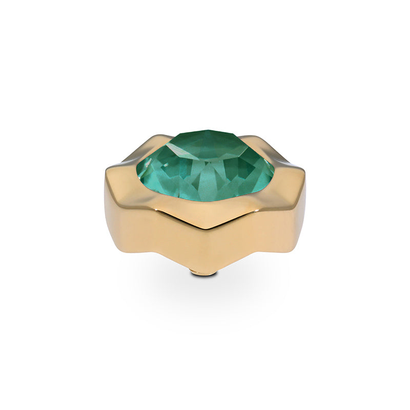 Nemoli Top 13 mm - Gold Crystal Pine Green Ignite