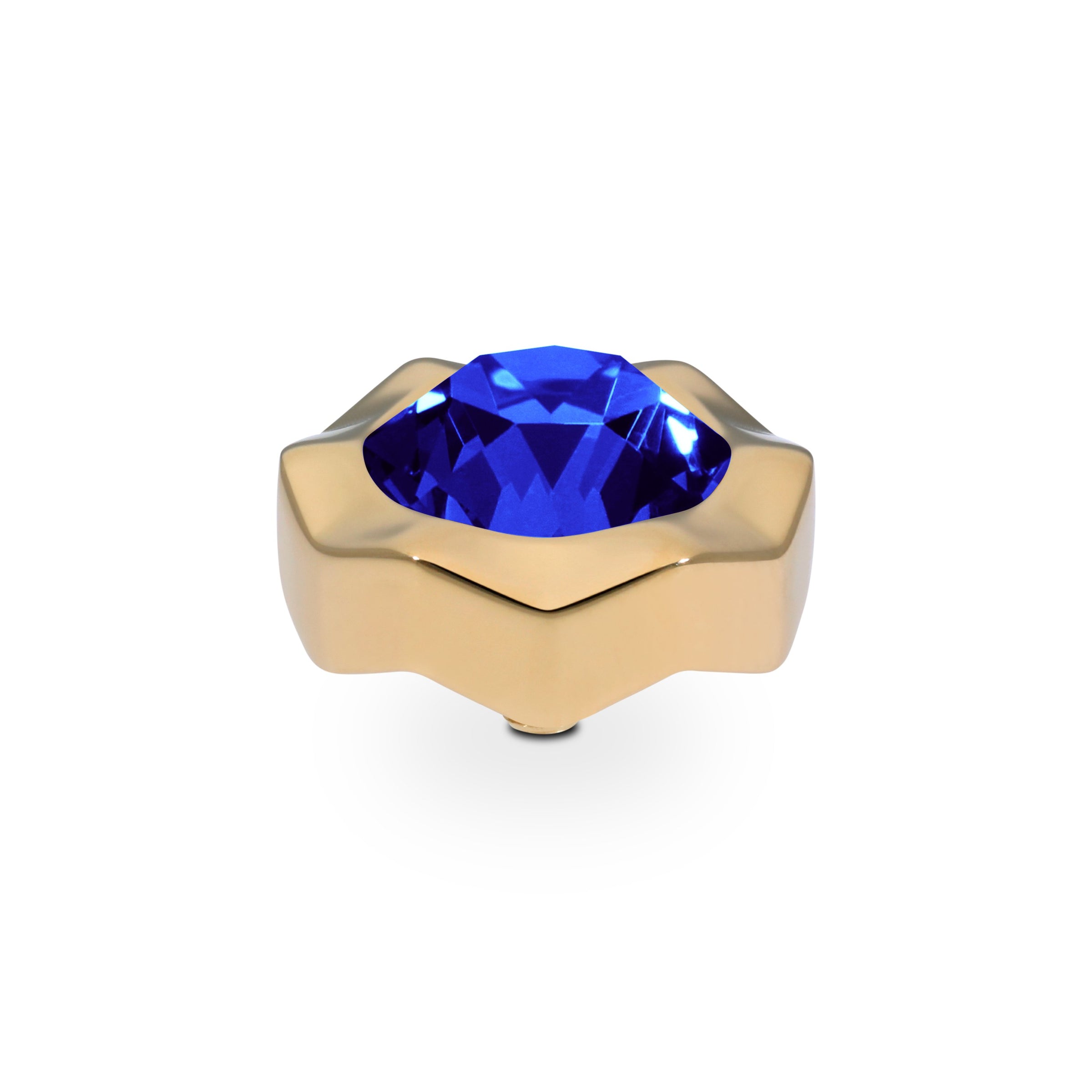 Nemoli Top 13 mm - Gold ReCreated Dark Sapphire