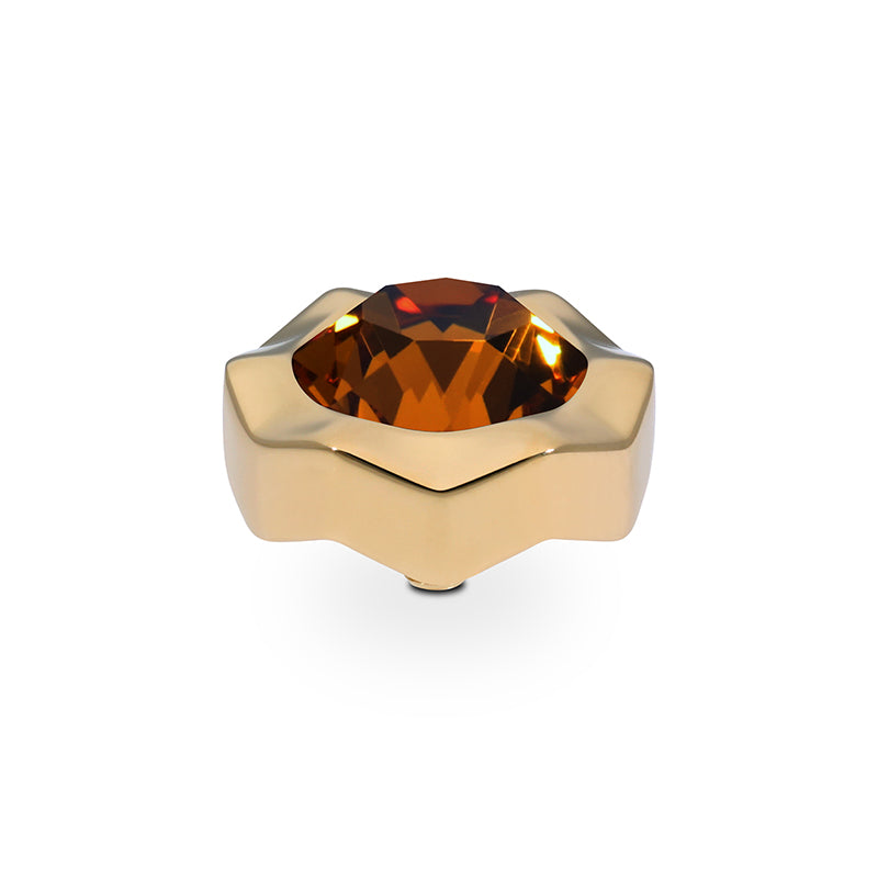 Nemoli Top 13 mm - Gold Smoked Topaz