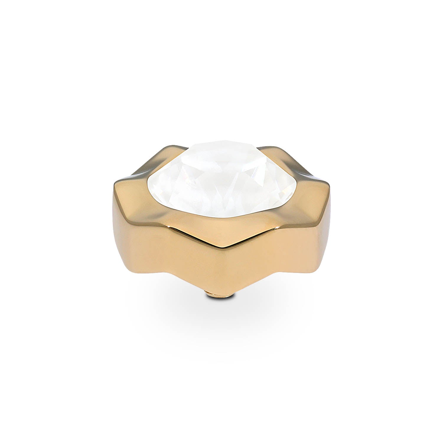 Nemoli Top 13 mm - Gold crystal electric white ignite