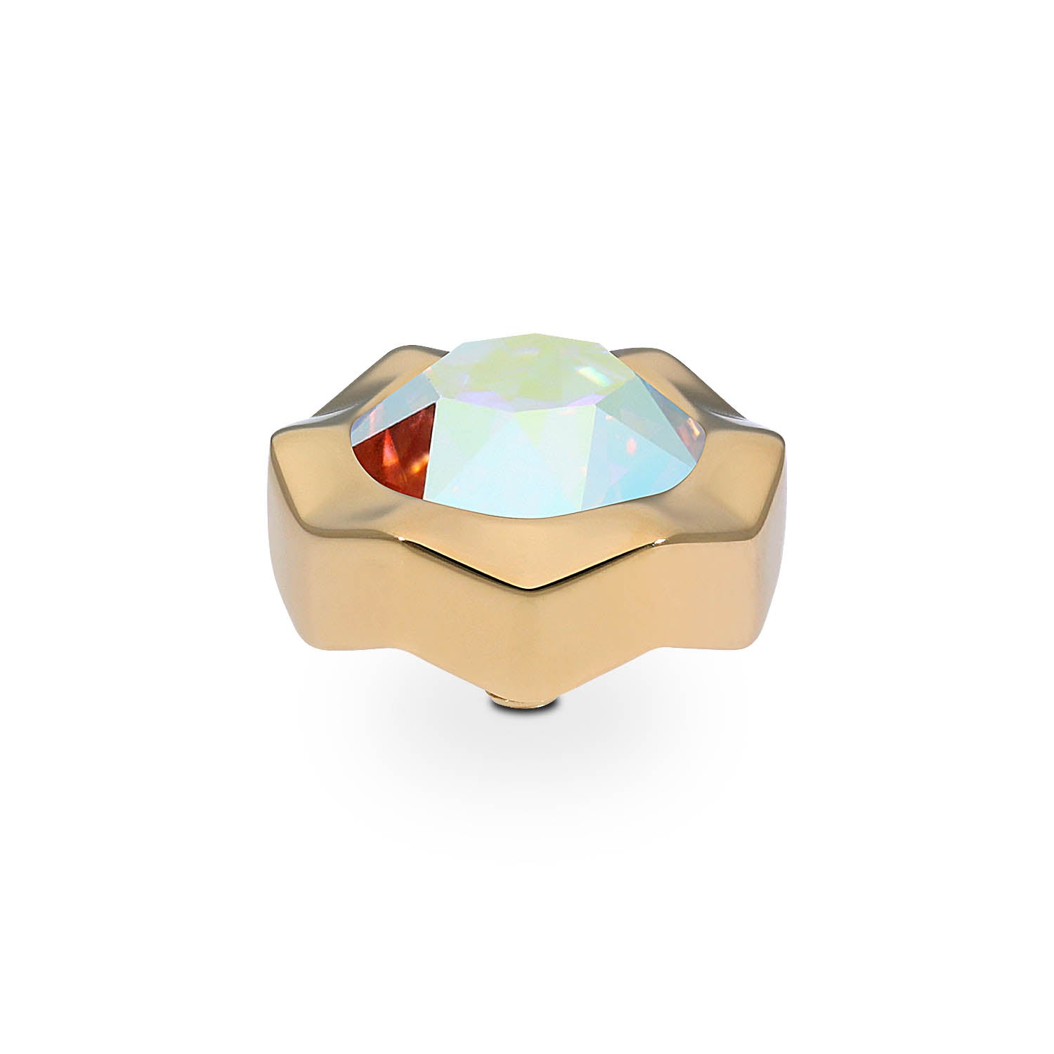 Nemoli Top 13 mm - Gold crystal aurora boreale
