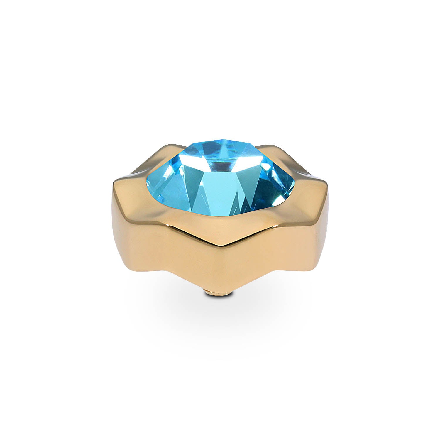 Nemoli Top 13 mm - Gold aquamarine