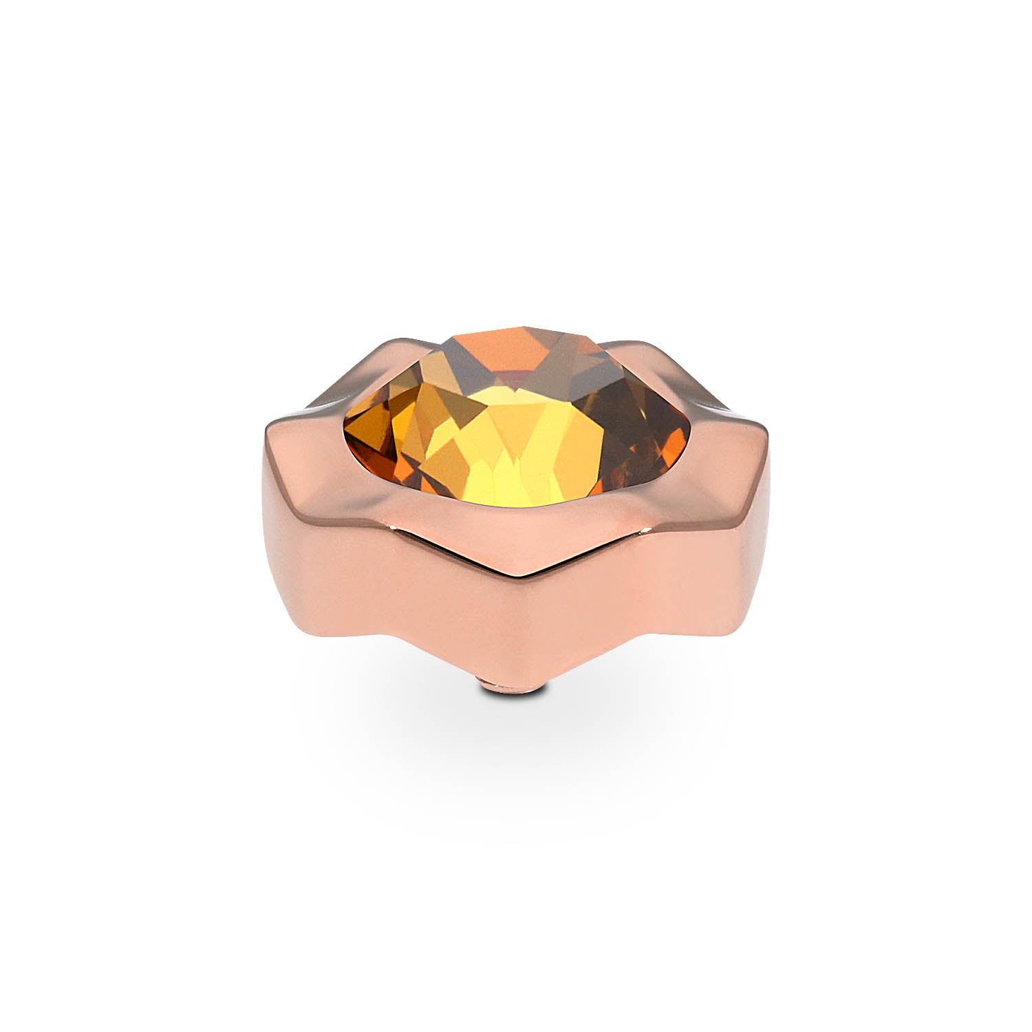 Nemoli Top 13 mm - Roségold light amber