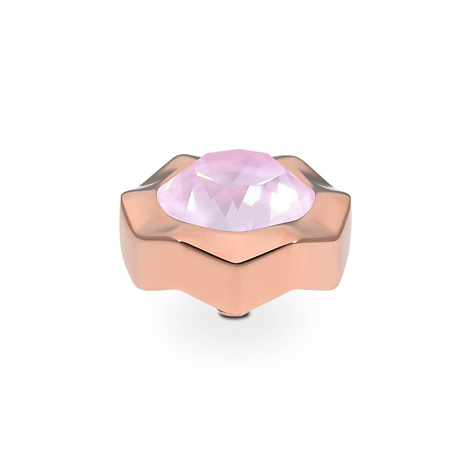 Nemoli Top 13 mm - Roségold crystal soft rose ignite