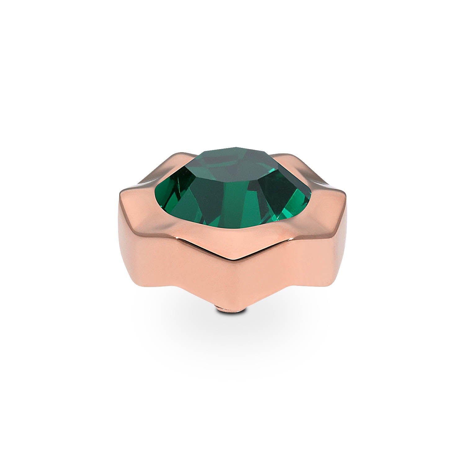 Nemoli Top 13 mm - Roségold emerald