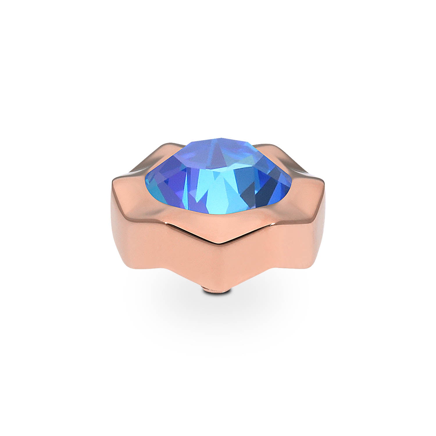 Nemoli Top 13 mm - Roségold royal blue delite