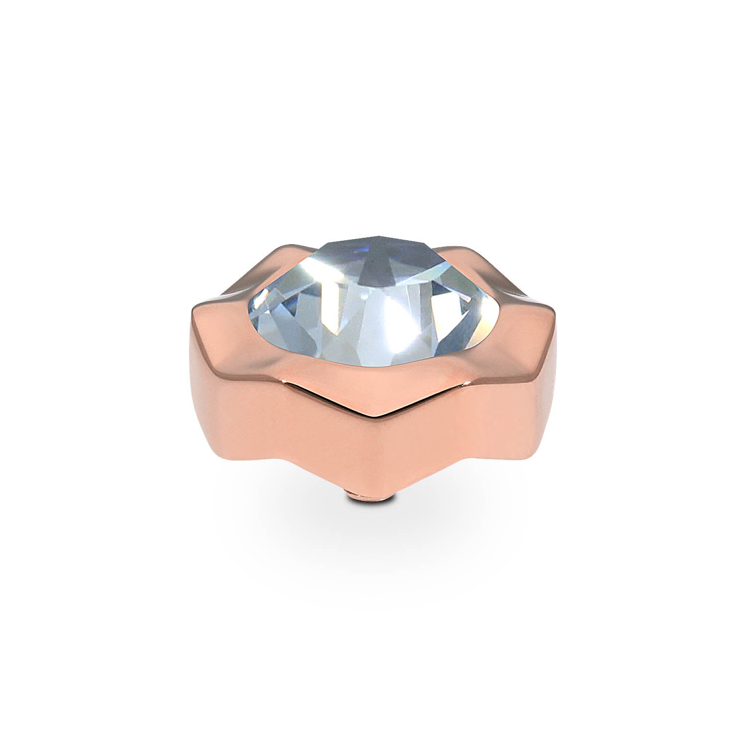 Nemoli Top 13 mm - Roségold blue shade