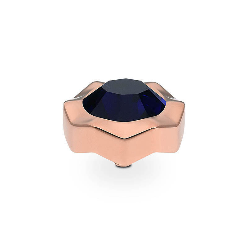 Nemoli Top 13 mm - Roségold Dark Indigo