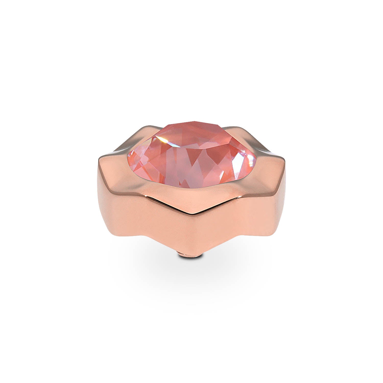 Nemoli Top 13 mm - Roségold crystal maroon ignite