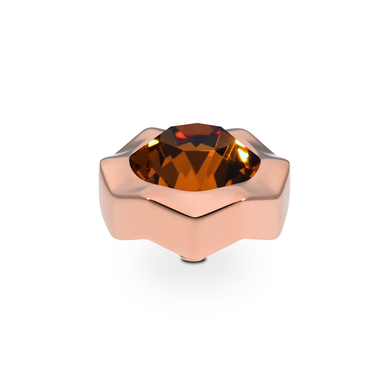 Nemoli Top 13 mm - Roségold Smoked Topaz