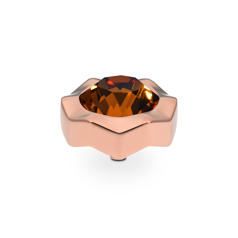 Nemoli Top 13 mm - Roségold Smoked Topaz