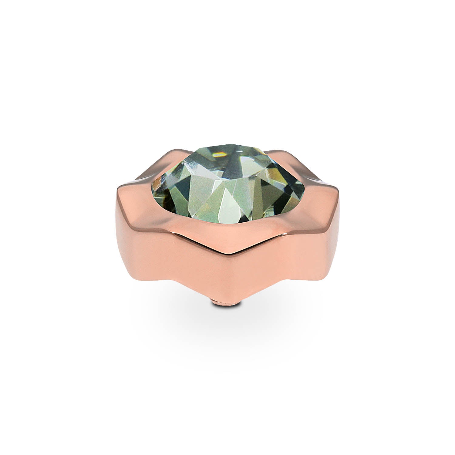 Nemoli Top 13 mm - Roségold black diamond