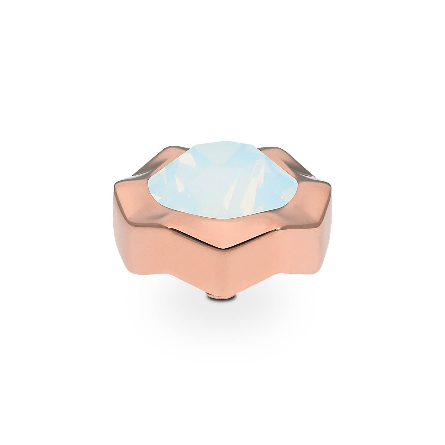 Nemoli Top 13 mm - Roségold white opal