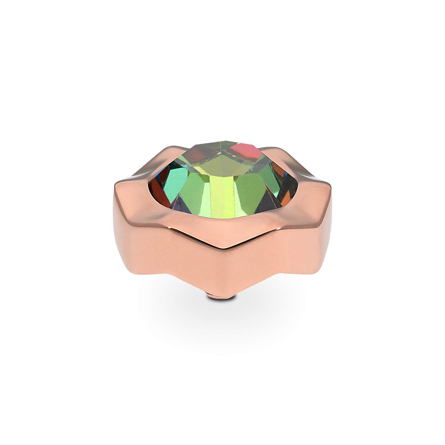 Nemoli Top 13 mm - Roségold Crystal Vitrail Medium