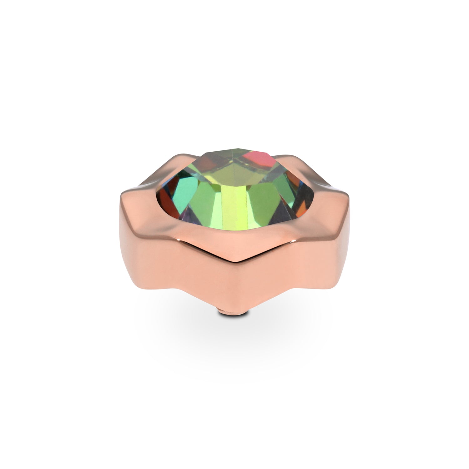 Nemoli Top 13 mm - Roségold Crystal Vitrail Medium