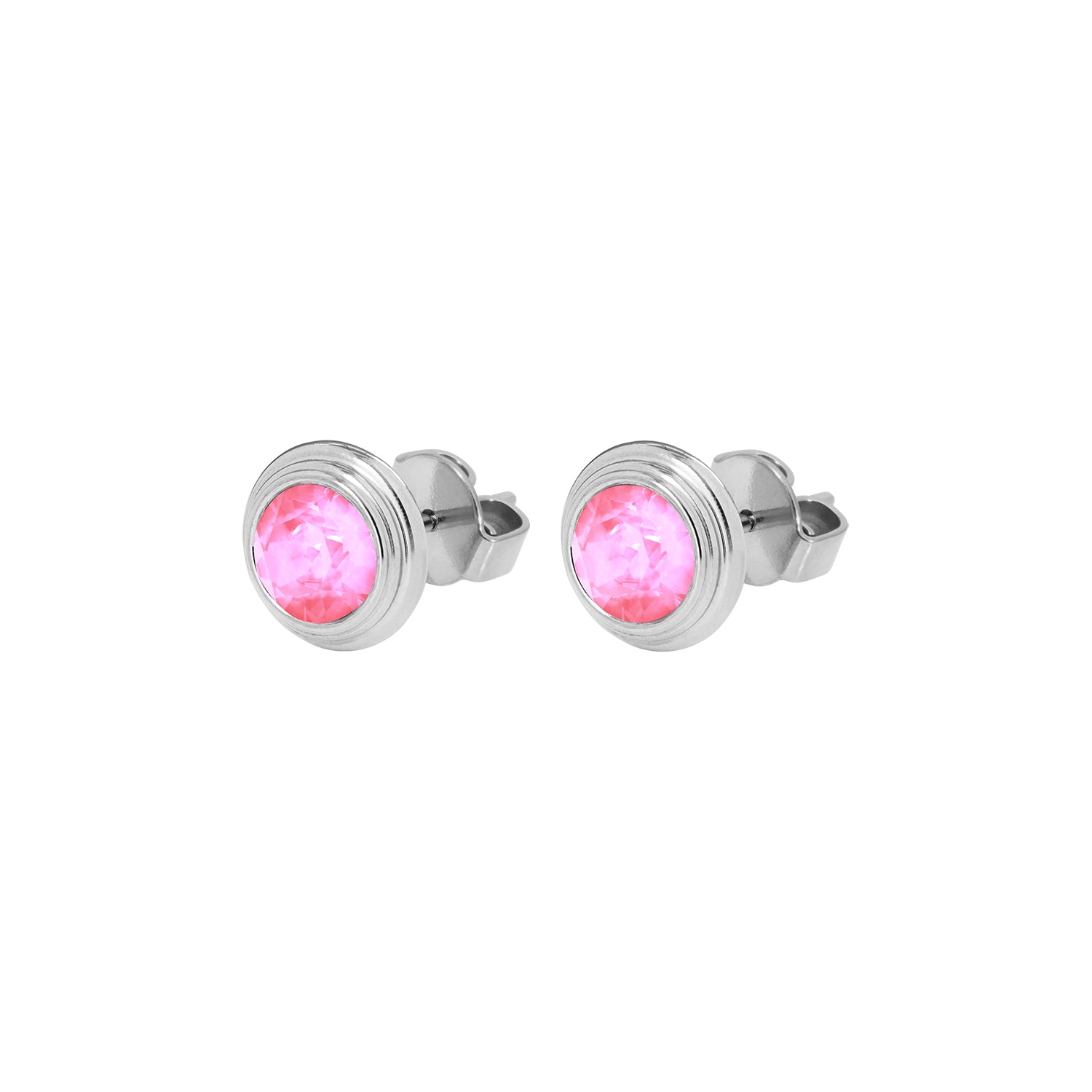 Oroli Ohrstecker 10 mm - Silber Crystal Dahlia Ignite