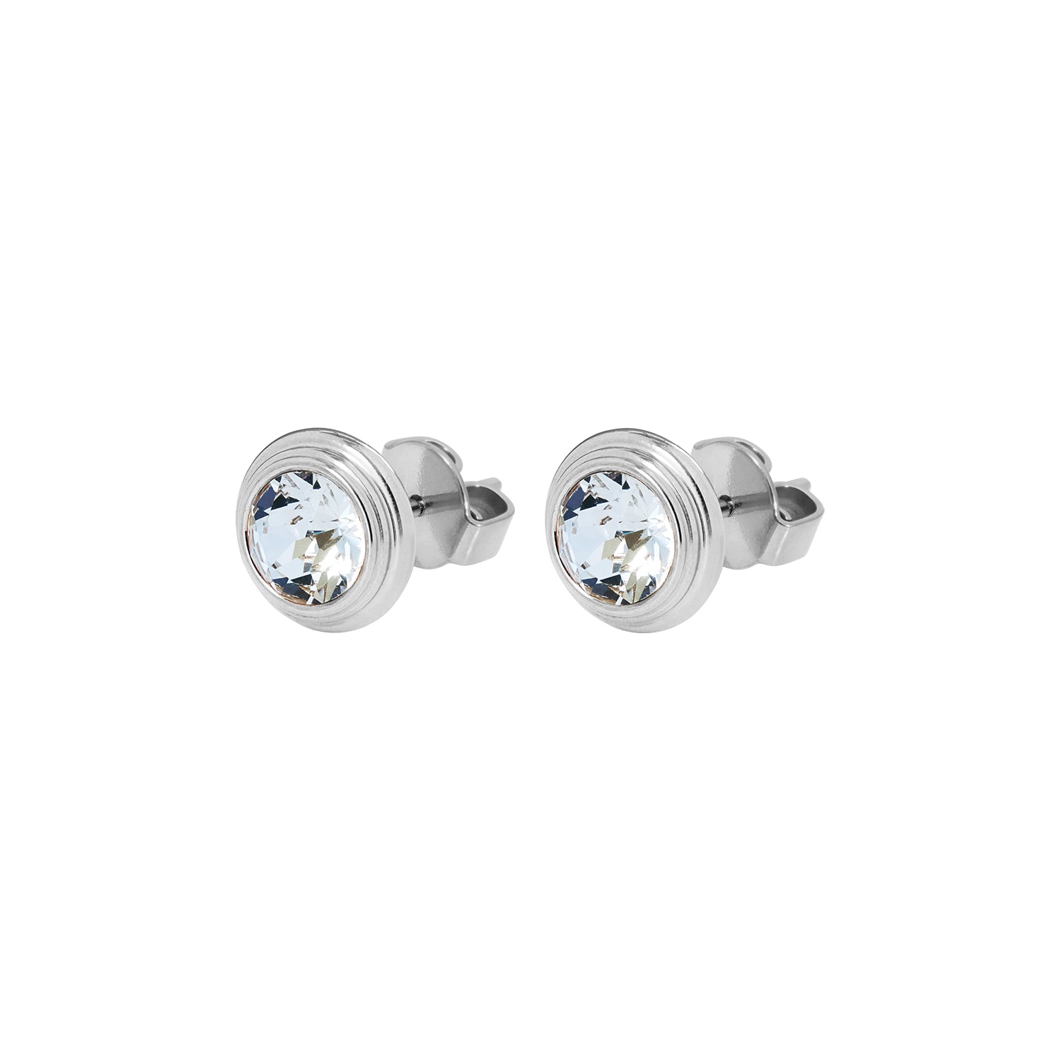 Oroli Ohrstecker 10 mm - Silber blue shade