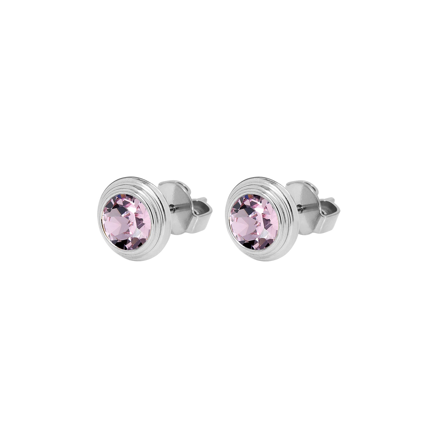 Oroli Ohrstecker 10 mm - Silber light amethyst