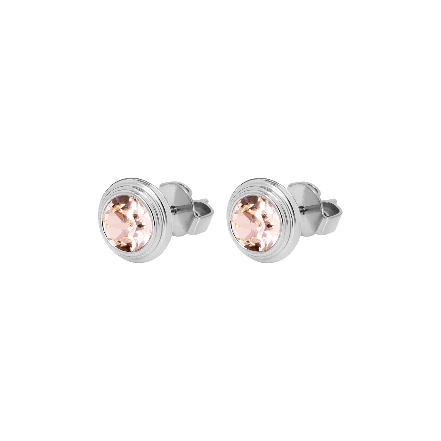 Oroli Ohrstecker 10 mm - Silber vintage rose