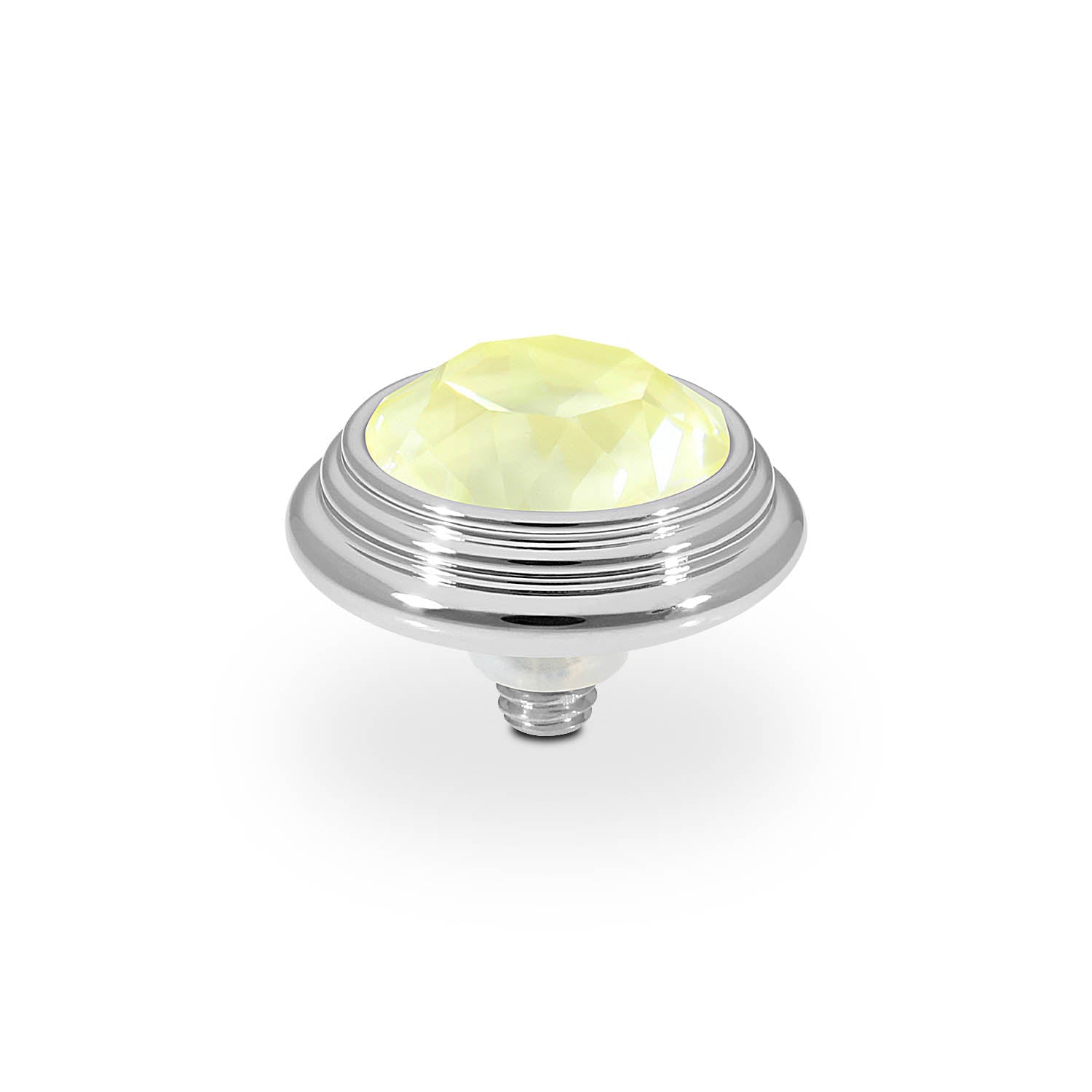 Oroli Top 13 mm - Silber crystal soft yellow ignite