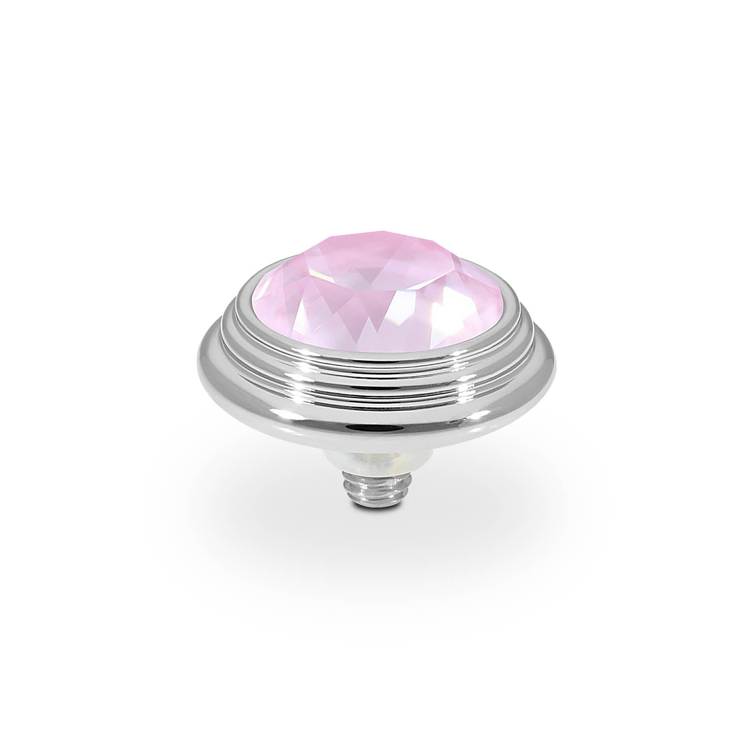 Oroli Top 13 mm - Silber crystal soft rose ignite