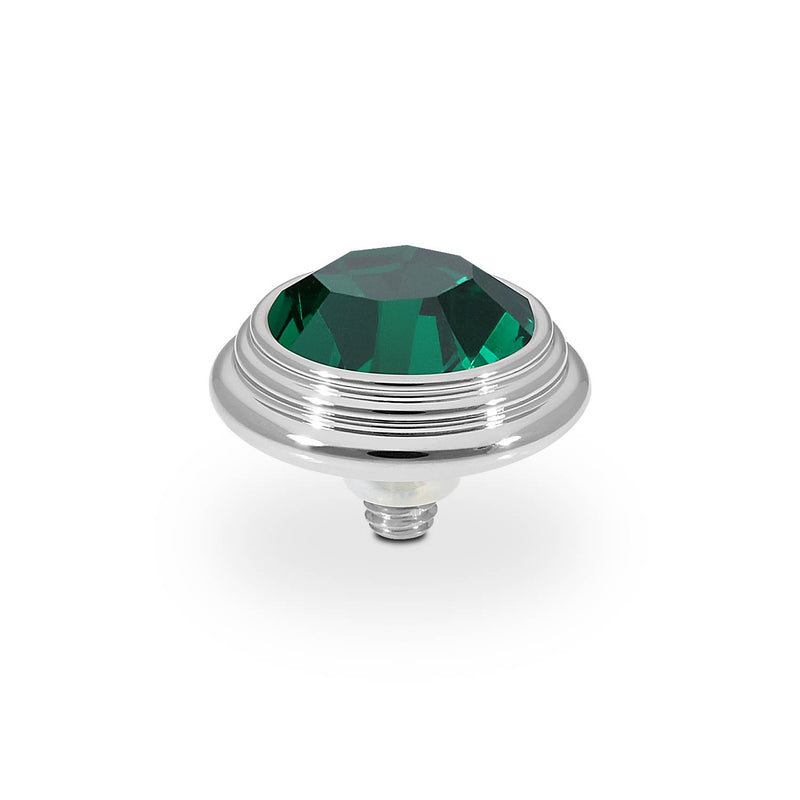 Oroli Top 13 mm - Silber emerald