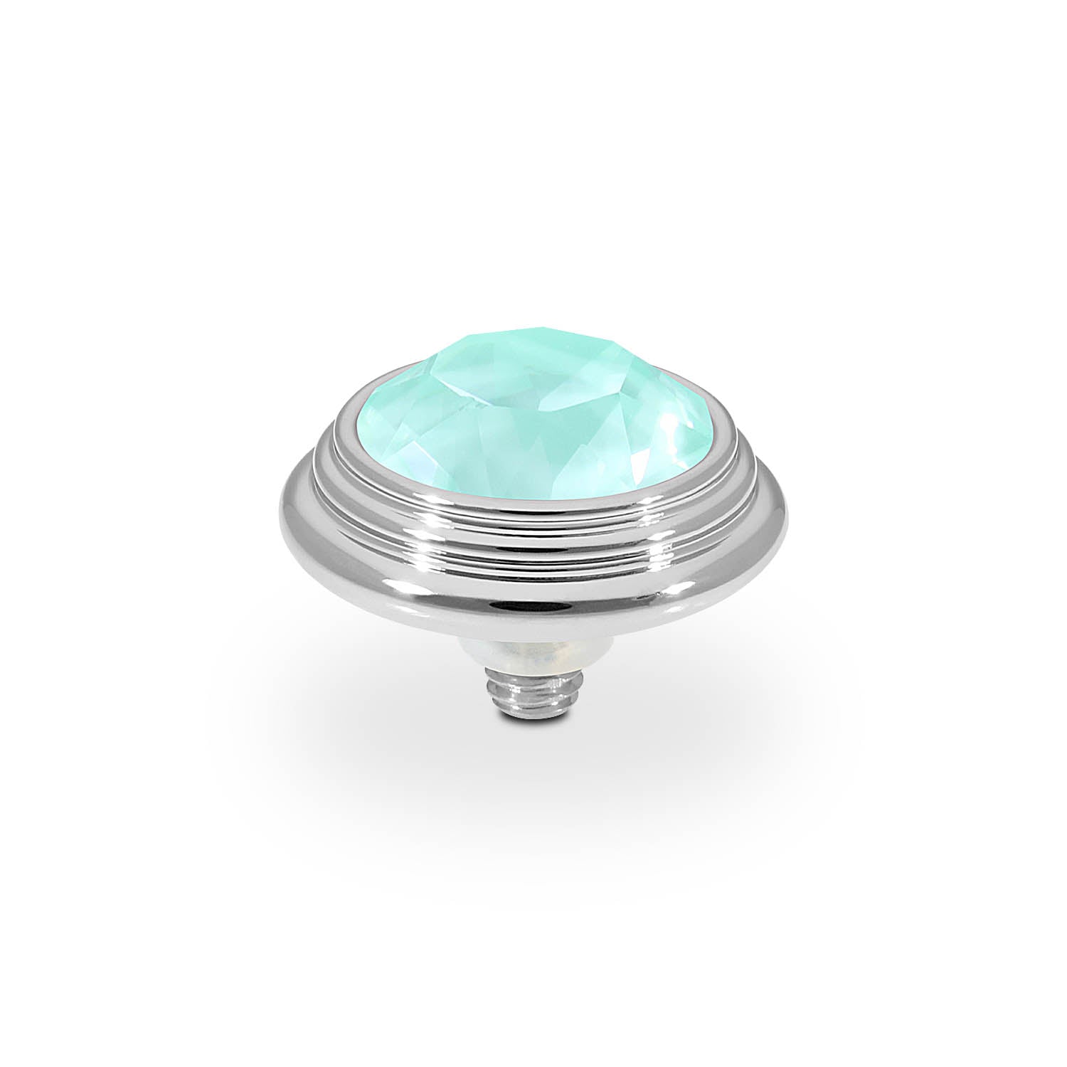 Oroli Top 13 mm - Silber crystal soft mint ignite