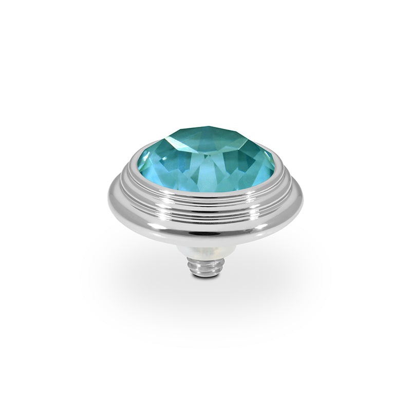 Oroli Top 13 mm - Silber Crystal Pine Green Ignite