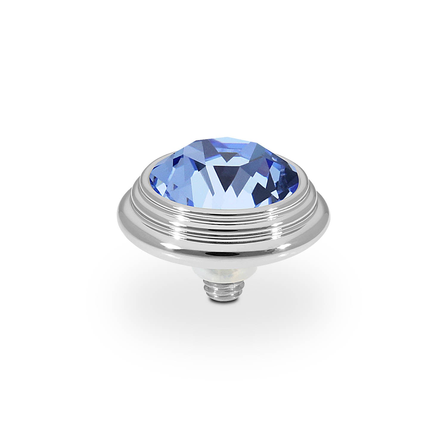 Oroli Top 13 mm - Silber light sapphire
