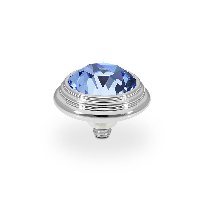 Oroli Top 13 mm - Silber light sapphire