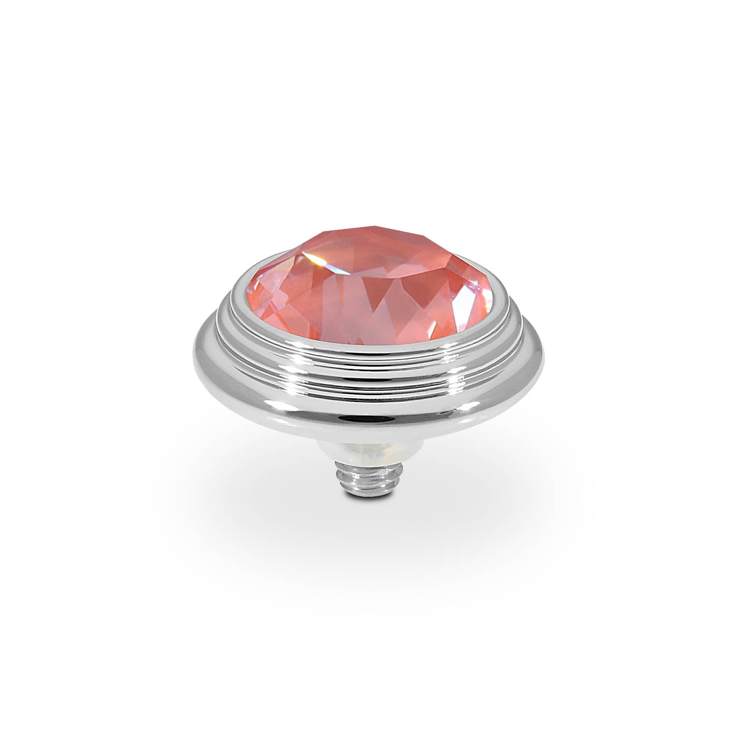 Oroli Top 13 mm - Silber crystal maroon ignite