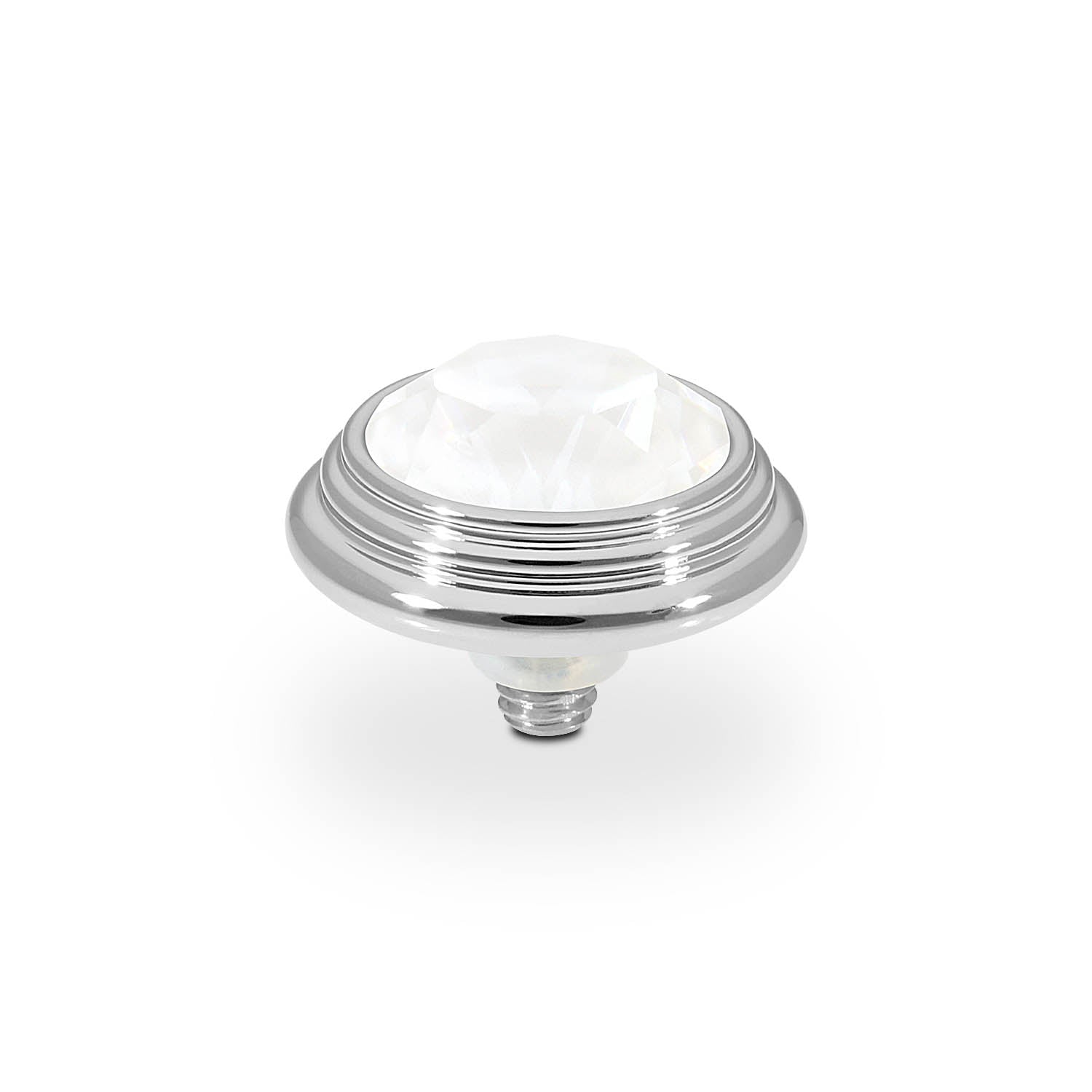 Oroli Top 13 mm - Silber crystal electric white ignite