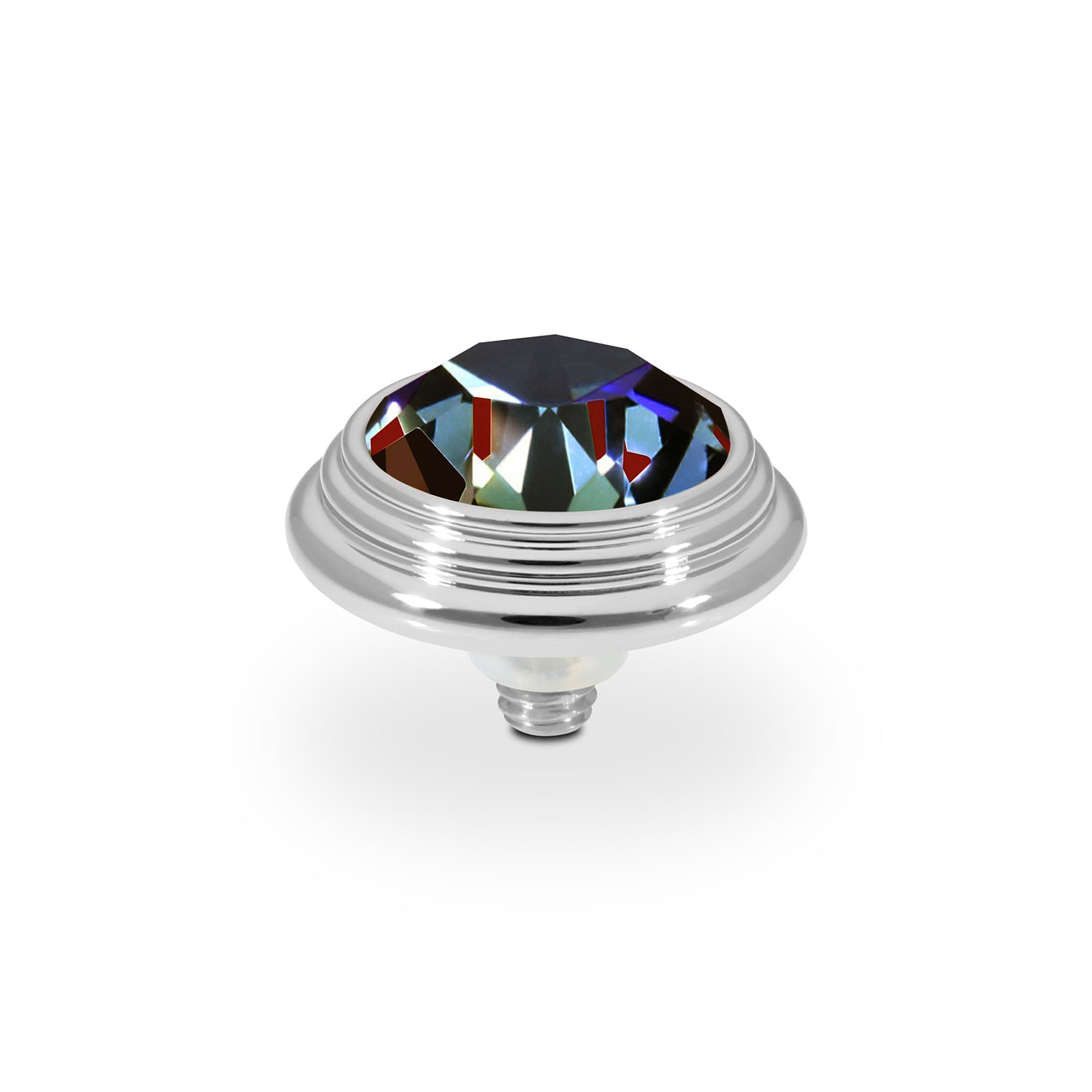 Oroli Top 13 mm - Silber Crystal Vitrail Medium
