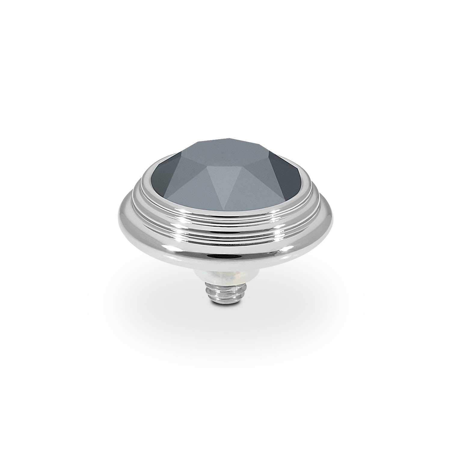 Oroli Top 13 mm - Silber jet hematite