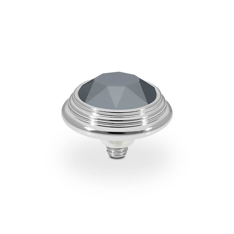 Oroli Top 13 mm - Silber jet hematite