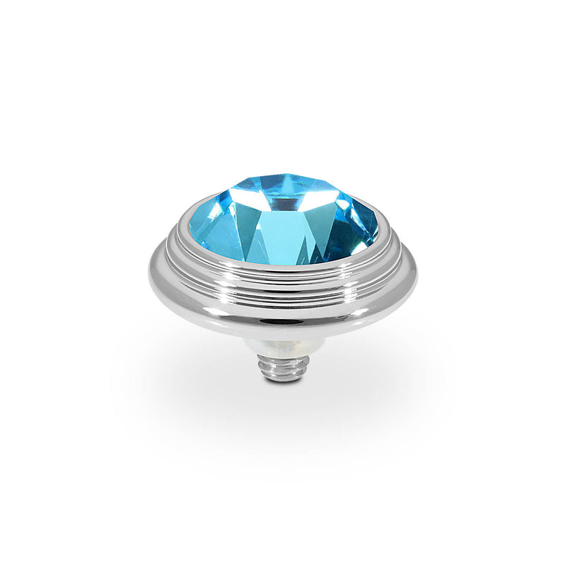 Oroli Top 13 mm - Silber aquamarine