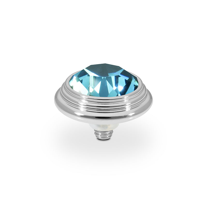 Oroli Top 13 mm - Silber Light Turquoise