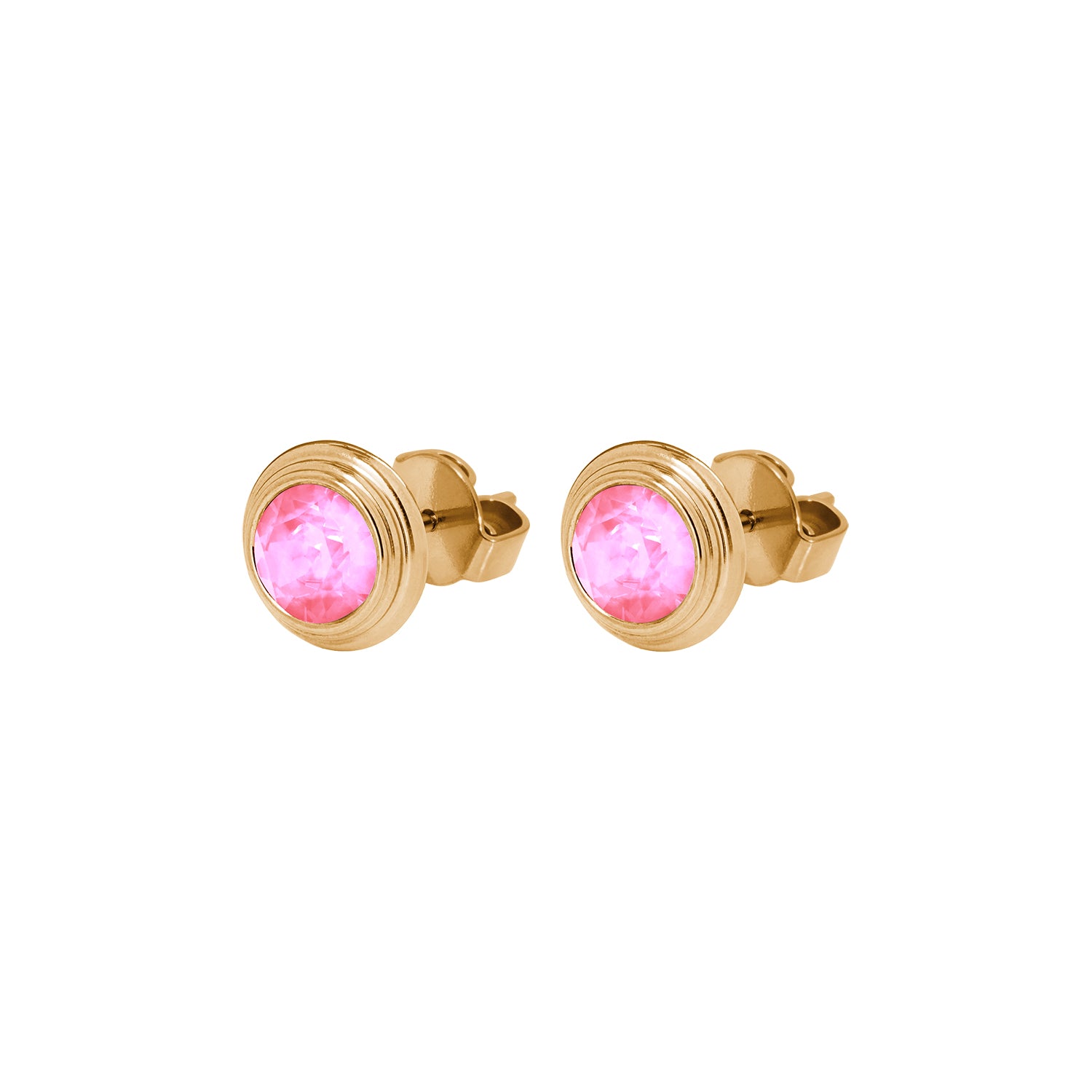 Oroli Ohrstecker 10 mm - Gold Crystal Dahlia Ignite